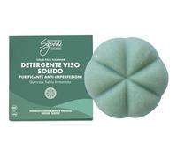 Officina dei Saponi DETERGENTE VISO SOLIDO Purificante Anti-Imperfezioni con Quercia e Salvia Fermentate Bio Vegan 50 gr