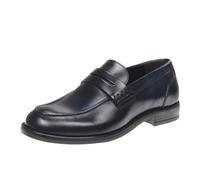 Officina Del Cuoio Mocassini College In Pelle Blu - Uomo Scarpe Mocassini