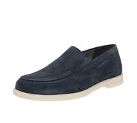 Officina Del Cuoio Mocassini In Suede Blu - Taglia 44 Scarpe Uomo Mocassini