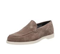 Officina Del Cuoio Mocassini In Suede Grigio - Uomo Scarpe Mocassini