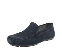 Officina Del Cuoio Orazio - Mocassini In Suede Blu - Uomo Scarpe Mocassini