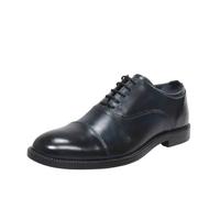 Officina Del Cuoio Stringate Oxford In Pelle Blu - Uomo Scarpe Stringate