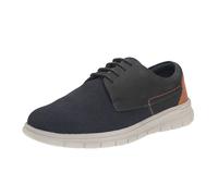 Officina Del Cuoio Zuko - Stingate Sportive In Pelle Blu - Uomo Scarpe Stringate