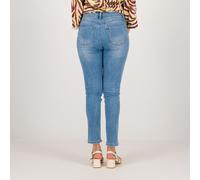 Officina della Moda Jeans a sigaretta con strass
