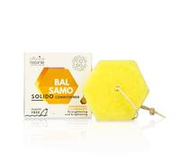 Officina Naturae | Balsamo Solido Rinforzante ed Illuminante, con Estratti Biologici di Betulla e Castagna, per Capelli Forti e Luminosi, 64gr