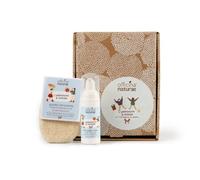 Officina Naturae | Confezione Regalo Mousse Viso Pelle Sensibile 50 ml e Guanto Struccante in Cotone Biologico - Detergente Delicato Senza Profumo