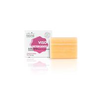Officina Naturae | Mini Size Detergente Solido Viso Purificante, con Estratti Biologici di Mela e Mora, 15g