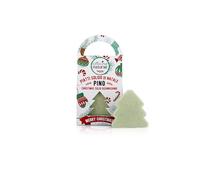 Officina Naturae | Pino - Detersivo Piatti Solido Menta, Packaging Colorato da Appendere all'Albero di Natale, Idea Regalo Natale, 25g
