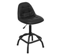 Sealey SCR01B Officina Sgabello Pneumatico + Regolabile Altezza Girevole Sedile+