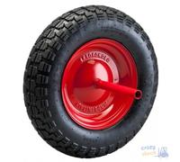 Officine Bragagnolo Ruota Pneumatica Perno Lungo Per Carriola Orione Disco Ferro