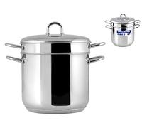 OFFICINE STANDARD Cuocipasta, Acciaio Inossidabile, Argento, 2 unità