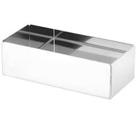 Officine Standard Porta Bustine Zucchero/tè, Acciaio Inox, 13 x 6 cm