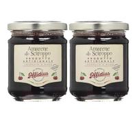 Offidius Amarene Allo Sciroppo, Frutta Di Prima Scelta - 220 gr (Confezione da 2)