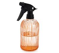 OFFIDIX Mister - Spruzzatore in vetro, sistema a pressione manuale, 0,4 l, con ugello regolabile, per giardino, piante, pulizia (arancione)