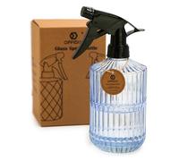 OFFIDIX Nebbia per piante, flacone spray in vetro da 0,45 l, con ugello regolabile, a pressione, con pompa superiore, per giardino, piante, pulizia (blu)