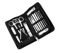 OFFIGAM 1 Impostato manicure per unghie in metallo limetta unghie limette per unghie kit per le unghie accessori per unghie nail art nail file tagliaunghie manicure delle dita dei piedi
