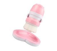 OFFIGAM 1 Pz pennello per il viso macchia strofinare facciale spazzola per la pulizia del bagno spazzolone con manico spazzola lava viso scrubber delicato per il viso plastica abs rosa