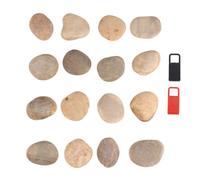 OFFIGAM 1 Pz. Rocce dipinte a Mano Pietre Lisce Rocce di Fiume per l'artigianato Pietre Luminose Mini Cristalli ciottoli Pietre per la creazione di Gioielli disegnare Pietre dipinte
