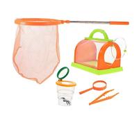 OFFIGAM 1 Set Attrezzature per La Insetti per Kit Esplorazione All con Ingrandimento Arancione Educativo per Attività Osservazione e All