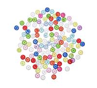 OFFIGAM 1000 Pezzi Pulsanti Decorativi Resina Colorati per Cucito Fai da Te e Decorazioni Craft per Abbigliamento Accessori e Scrapbooking