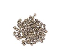 OFFIGAM 100pezzi Campanelle Vintage Bronzo per Creazioni Fai da Te Accessori per Bigiotteria e Decorazioni Natalizie per Braccialetti e Articoli Handmade