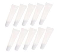 OFFIGAM 10pezzi Tubetti Vuoti Per Lucidalabbra Trasparenti Contenitori Riutilizzabili Per Rossetto Diy Tubi Leggeri e Resistenti Per Lucidalabbra Olio Labbra e Fluido Colorante Pratici