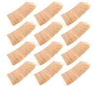 OFFIGAM 12 Pezzi Miniature Thatch Roll, Faux Thatch Roofing per Mini Roof Structure e Model House, Beige, in, Facile Installazione, Ignifugo, per Decorazioni di Case in Miniatura