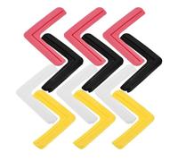 OFFIGAM 12 Pezzi Protezione Angolare per Mobili in Silicone, 3 Sacchetti, per Tavoli da Pranzo e Comodini, per Sala da Pranzo e Camera da Letto Colore Casuale