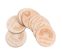 OFFIGAM 13 Faccia con Incisioni Colorate Memory Photo Cards per Registrare Mesi e Progressi Originale per Eco Friendly e