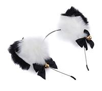 OFFIGAM 1pezzi Fascia Per Con Orecchie Di Gatto Campanelli e Copricapo Per Cosplay Per Ragazze Cerchietto Per Con Orecchie Di Gatto