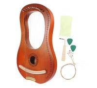 OFFIGAM 1set Arpa Lyra Legno Con Corde Metalliche Strumento Musicale Portatile Per Insegnare La Musica Ai Design Elegante e Pratico Include Chiave Di Accordatura e Accessori Variabili