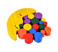 OFFIGAM 1set Blocchi Impilabili Legno Per Ragazzo Ragazza Gioco Educativo Interattivo Per Sviluppare Abilità e Comunicazione Giochi Di e Creatività Per Famiglie e Amici