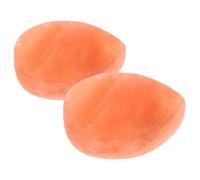 OFFIGAM 2 Pietre Di Cristallo Dell'himalaya Per Massaggio Al Sale, Per Viso, Corpo E Piedi, Scrub Per La Pelle, Spa, Uso Domestico, Relax