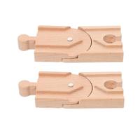OFFIGAM 2 Pz per Trenino Legno Accessori per Creare Scene Educative Stimola Creatività e Abilità Motorie Nei