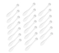 OFFIGAM 20 Pezzi Cucchiaio Per Crema e Bastoncino Massaggio Occhi Strumenti Per Maschera e in Acrilico Trasparente Accessori Per Della Pelle e Alleviamento Dell'affaticamento Oculare