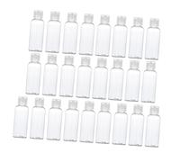 OFFIGAM 25pezzi Bottiglie Ricaricabili Per Lozione Pet Coperchio Farfalla Contenitori Trasparenti Per Shampoo Gel Doccia e Prodotti Per La Della