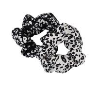 OFFIGAM 2pezzi Leopard Pattern Hair Bands Elastici Colorati Per Accessori Moda Per Donne e Ragazze Per Acconciature e Stile Quotidiano