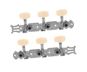 OFFIGAM 2pezzi Manopole Di Accordatura Per Chitarra Meccaniche Metallo e Resina Strumenti Per Musicisti Colori Casual Compatibili Con Modelli Left e Right-handed
