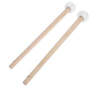 OFFIGAM 2pezzi Mazzuole Legno Per Strumenti Percussione Battenti Per Gong Con Impugnatura Confortevole e Design Professionale Accessori Musicali Essenziali Per Percussionisti