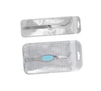 OFFIGAM 2pezzi Pinzette Per Manicure Acciaio Inossidabile Clip Per Modellare Unghie Strumento Per Nail Art e Prolungamento Unghie Per Gel e Finiture Professionali