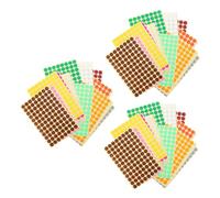 OFFIGAM 3 Set Etichette Adesive Rotonde Colorate Resistenti Allacqua per Organizzazione e Scuola Puntini Autoadesivi Codifica Colori Impermeabili e Durevoli