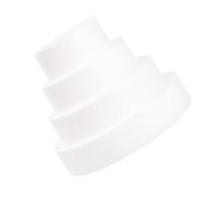 OFFIGAM 4 Pezzi Torta Schiuma Riutilizzabili Forme Rotonde per Decorazioni Compleanno e Feste per Praticare Tecniche Decorazione e Creazioni