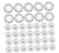 OFFIGAM 400 pezzi Perline Cristallo Trasparente Perline Facettate per Bigiotteria Fai da Te per Braccialetti Collane e Decorazioni