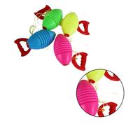 OFFIGAM 4pezzi Balls Sport Jumbo Pulling Hand Fitness Ball Interactive Double Player Colore Casuale Ragazzo Ragazza Ragazza Anni Materiale Resistente Duraturo Promuovono Salute Fisica Ment