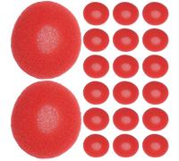 OFFIGAM 50 Pezzi Cuscinetti Auricolari in Spugna 15Mm Rossi Sostitutivi Compatibili Vari Modelli Cuffie Morbidi Traspiranti per Uso Quotidiano e Comfort Uditivo
