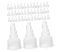 OFFIGAM 50pezzi Pz di Tappi Punta Riutilizzabili per Bottiglie Cosmetiche Tappi Impermeabili per Uso Quotidiano Accessori per Bottiglie di Varia Forma