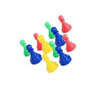 OFFIGAM 64pezzi Scacchi Plastica Sostituzione Gioco Da Tavolo Per Accessori Per Giochi Di Strategia Sviluppo Della Riconoscibilità Dei Colori
