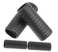 OFFIGAM Accessori per Violino 4 Pezzi Gomma Impugnatura Bacchetta Nero Correttore Postura Facile da Trasportare per Pratica Musicale e Regalo di Compleanno