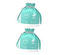 OFFIGAM Asciugamani Monouso Per Viso Da Donna 2 Pezzi 40 Fogli Spessi Assorbenti Uso Asciutto e Bagnato Per Viaggi, Spa e Pulizia Quotidiana