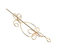 OFFIGAM Bacchette Per Vintage Metallo Dorato Accessori Eleganti Per Acconciature Da Sposa e Festa Portacapelli Per Donne Per La Festa Della Mamma e Occasioni Speciali